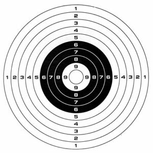 Sihtmärk MegaLine 14 cm x 14 cm, 50 Tk 6Target picture#0