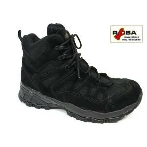 Black military low boots 12824002 picture#4