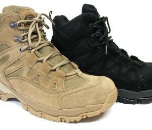 Black military low boots 12824002 picture#1