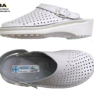 Medical white slippers "Medical line" BSZd033BiDz picture#1