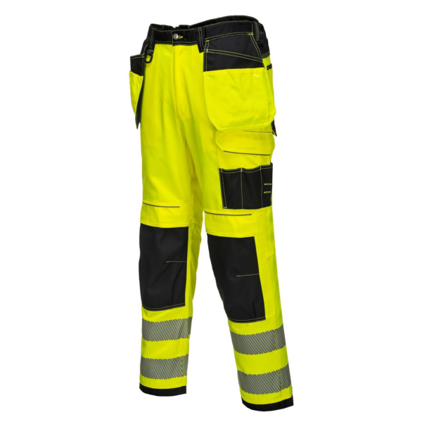 Yellow HI-VIS pants PORTWEST T501 picture#2