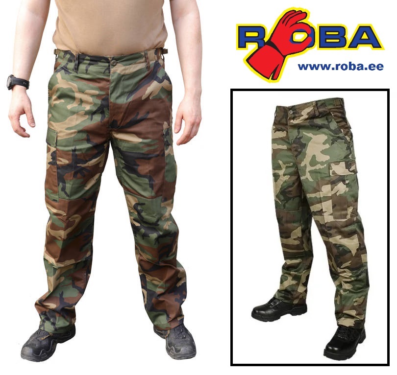 Брюки US FELDHOSE TYP BDU woodland 11805020 picture#4 Брюки US FELDHOSE TYP BDU woodland 11805020 picture#4