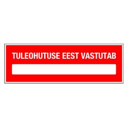 Tuleohutuse eest vastutab R816 picture#0