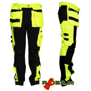 WORTEX 930 stretch work trousers with hanging pockets. Yellow W930-K picture#1