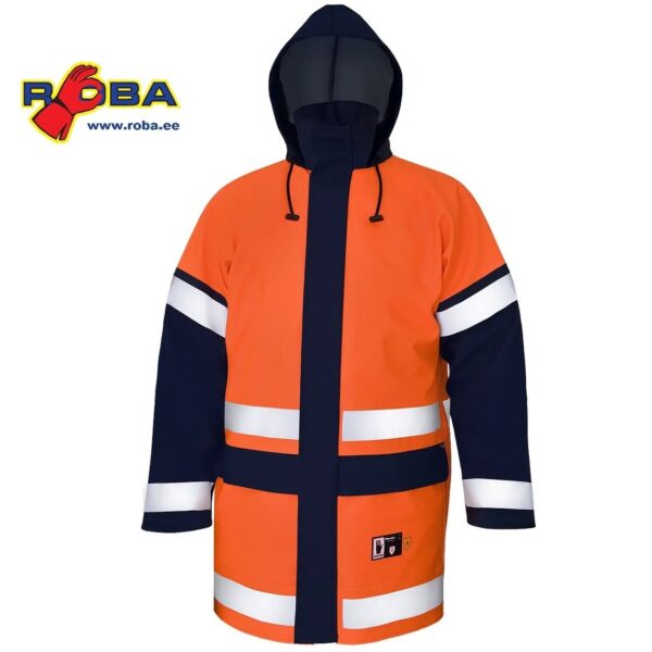 Waterproof antistatic flameresistant jacket 500/A orange 500A-OR picture#0