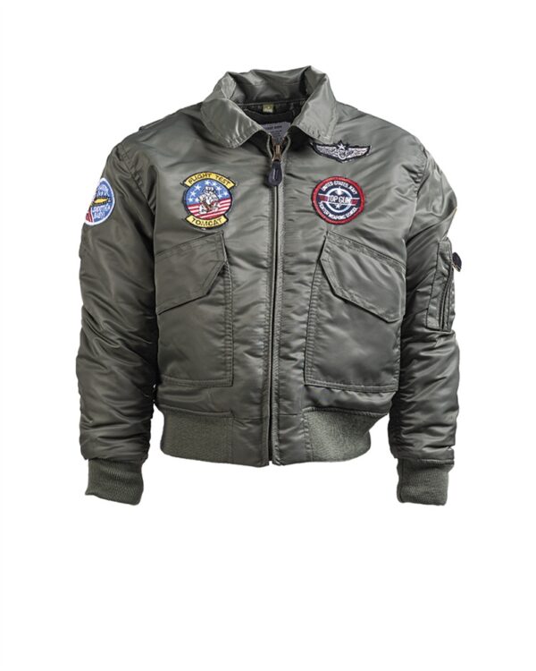 OD CWU KIDS FLIGHT JACKET W. PATCHES 12004001 picture#1