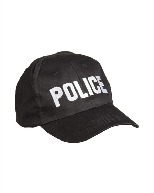 BLACK ′POLICE′ BASEBALL CAP 12316095 picture#1