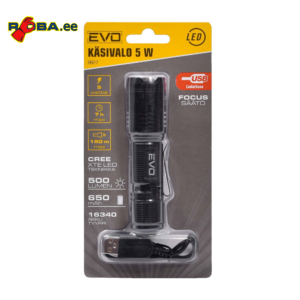 LED  flashlight 5W, 500LM, USB TN_9827 picture#1