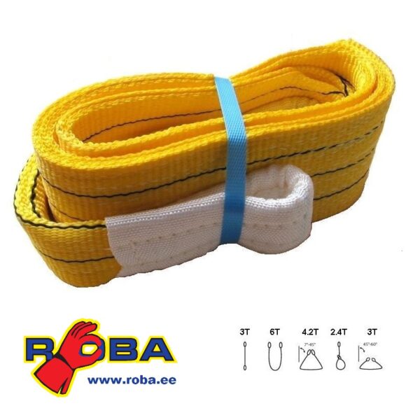 Polyester webbing sling 3 ton, 90mm Linttropid 3t picture#2