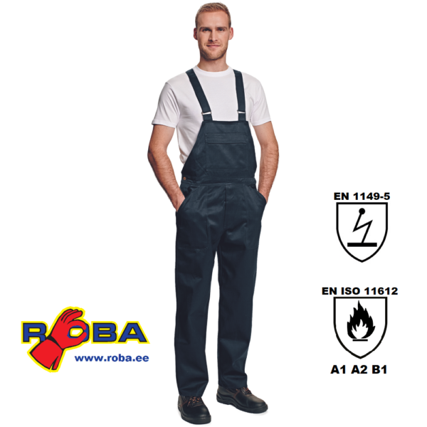 COEN bibpants FR+AS blue COEN 03020073 picture#2