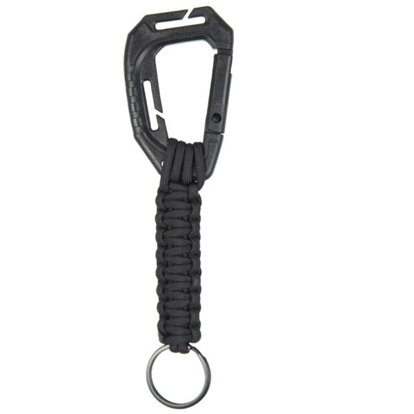 Keyholder paracord with carabine black 15908002 picture#0