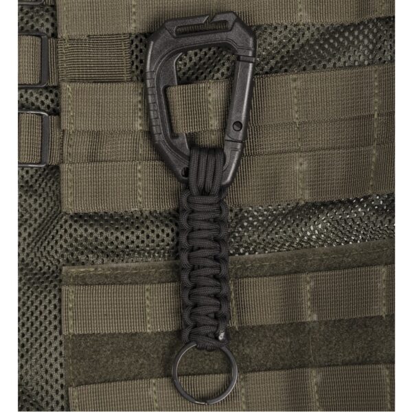 Keyholder paracord with carabine black 15908002 picture#1