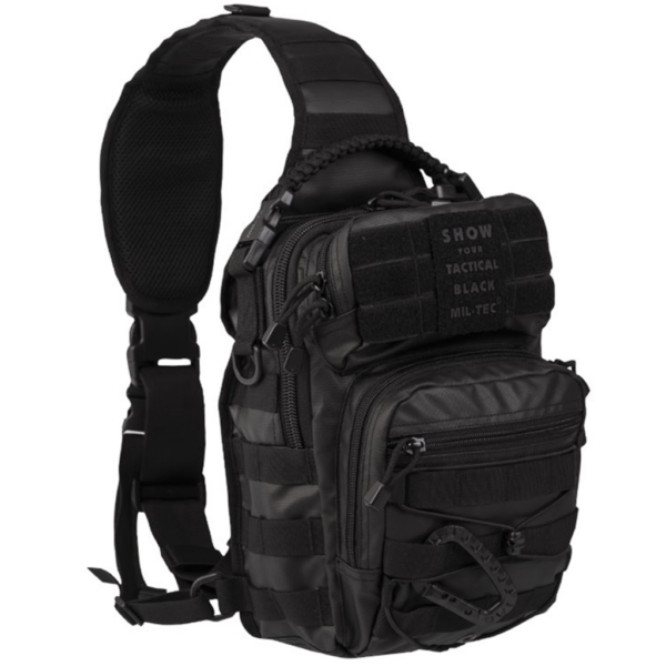 TACTICAL BLACK ONE STRAP ASSAULT PACK SMALL 14059188 picture#0