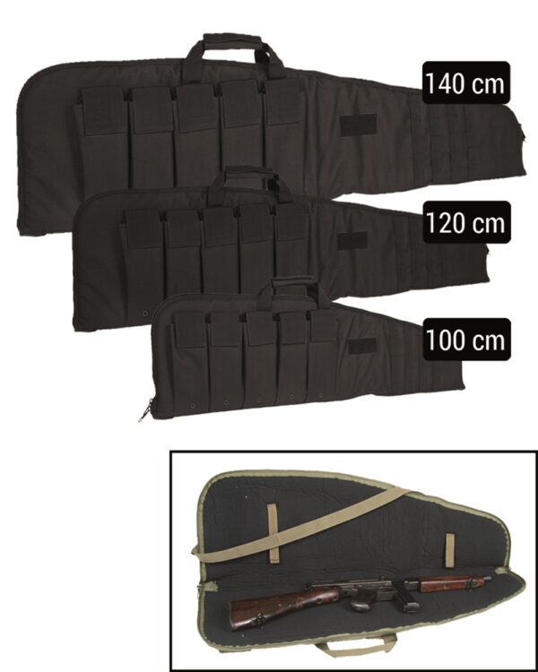 BLACK 100CM RIFLE CASE WITH STRAP 16191002 picture#0