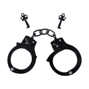 BLACK SINGLE LOCK HAND CUFFS 16202000 picture#0