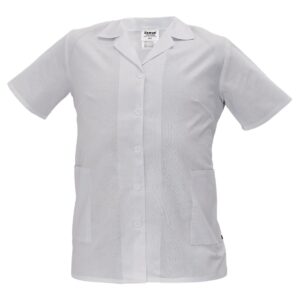 lady's short sleeve cotton work shirt with 2 front pockets. LILY picture#0