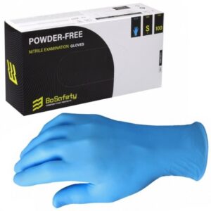 Nitrile gloves, blue, powder-free, 100 pcs. SNBE1000 picture#1