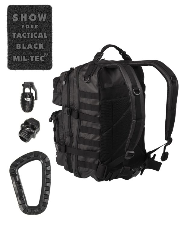 TACTICAL BLACK BACKPACK US ASSAULT LARGE 14002288 picture#4