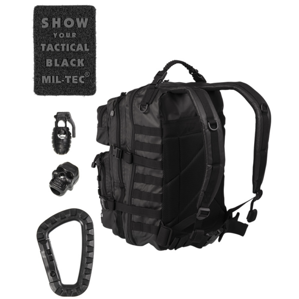 TACTICAL BLACK BACKPACK US ASSAULT LARGE 14002288 picture#2