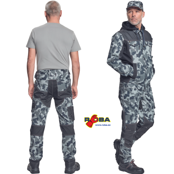 NEURUM CAMOUFLAGE pants anthracite 03520005610  picture#5