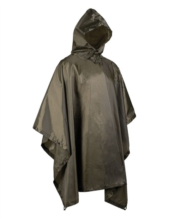 OD RIPSTOP WET WEATHER PONCHO ′BASIC′ 10628001 picture#1