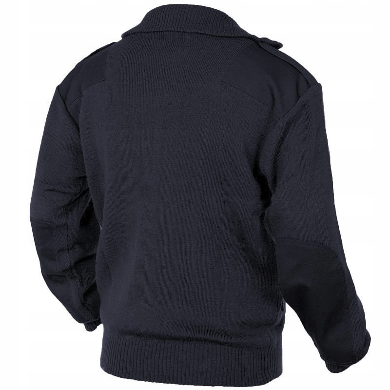 DARK BLUE 80/WOOL 20/ACRYLIC MIL-TEC® CARDIGAN 10820003 picture#2 DARK BLUE 80/WOOL 20/ACRYLIC MIL-TEC® CARDIGAN 10820003 picture#2