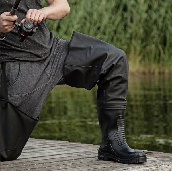 WATERPROOF THIGH WADERS MAX 400P (SAFETY BOOTS S5 AND KNEE REINFORCEMENT) WRM02 WRM02 picture#9