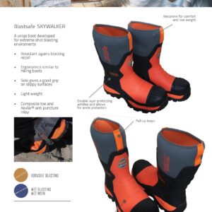 Blastsafe™ SKYWALKER - saapad abrasiivpuhastuseks 801000 picture#1