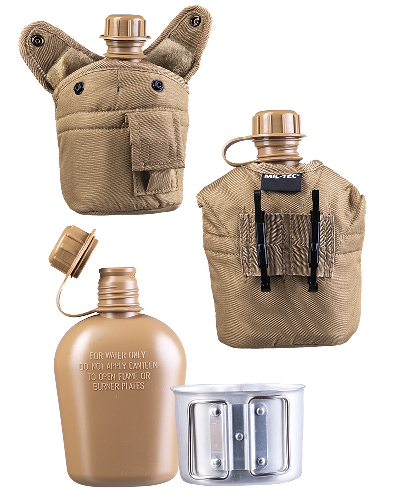 COYOT US PLASTIC CANTEEN WITH CUP AND COVER 14506005 picture#1 COYOT US PLASTIC CANTEEN WITH CUP AND COVER 14506005 picture#1