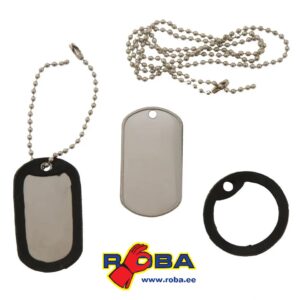 US stainless steel tag set with silencer 16311018 picture#1