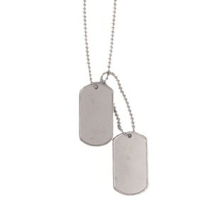 US ORIGINAL DOG TAG SET POLISHED 16316018 picture#0