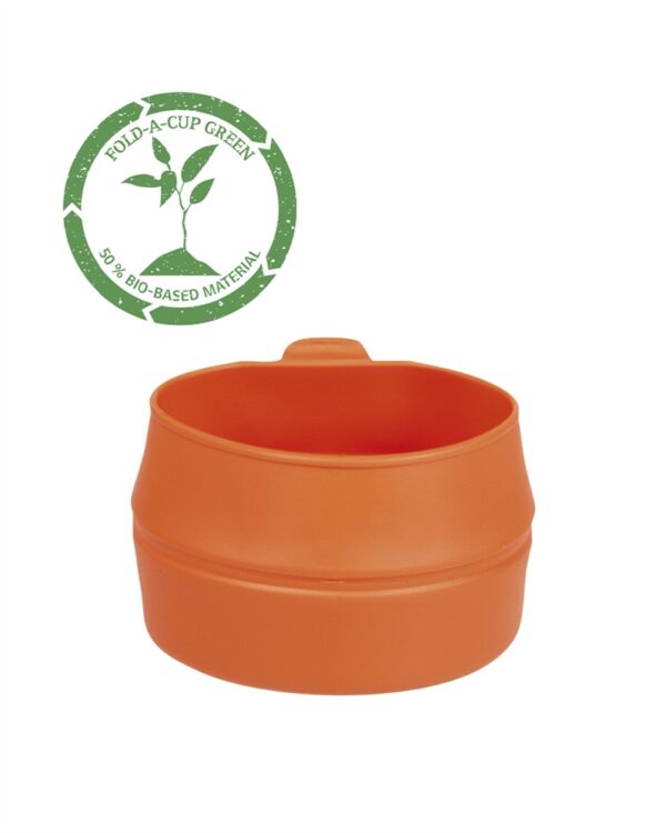 ORANGE FOLD-A-CUP® ′GREEN′ COLLAPSIBLE CUP 200 ML 14605614 picture#0