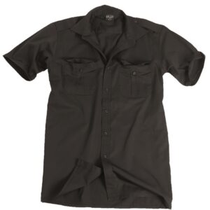 BLACK SHORT SLEEVE SERVICE SHIRT 10932002 picture#0