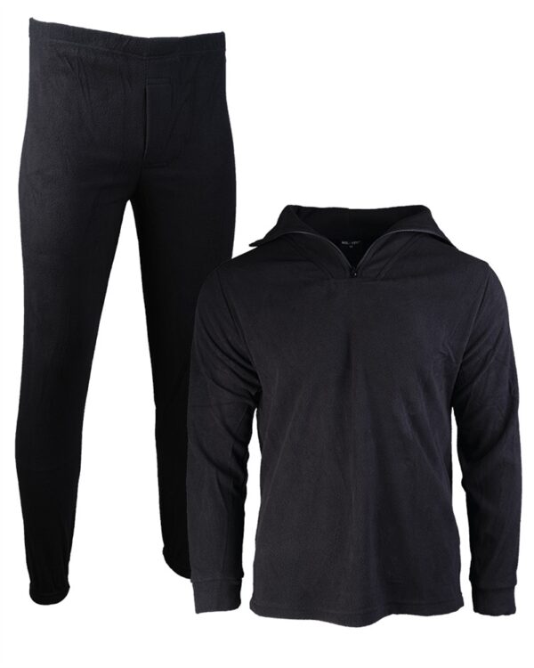 BLACK THERMOFLEECE UNDERWEAR WITH ZIPPER 11220002 picture#1