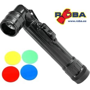 US BLACK LED SMALL ANGLEHEAD FLASHLIGHT 15143002 picture#0