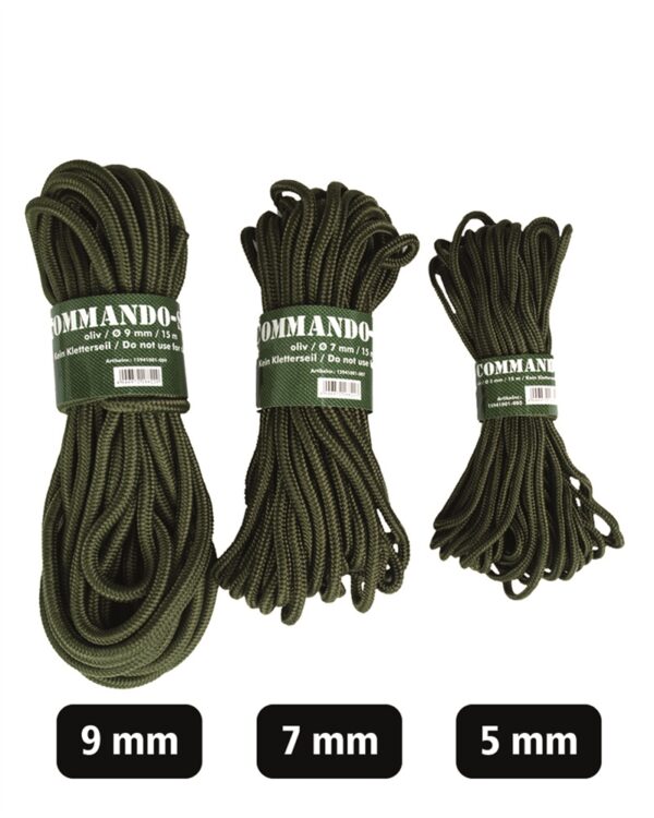 OD 5MM (15M) COMMANDO ROPE 15941001 picture#0