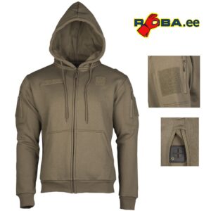 Tactical olive hoodie with zipper 11472012 picture#0