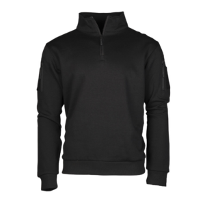 BLACK TACTICAL SWEATSHIRT WITH ZIPPER 11472502 picture#0