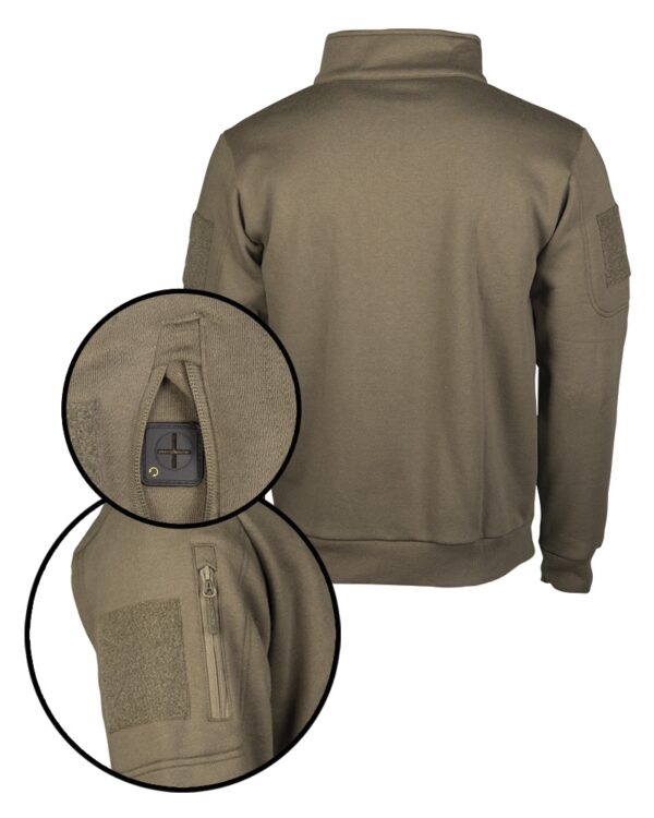 RANGER GREEN TACTICAL SWEATSHIRT WITH ZIPPER 11472512 picture#1