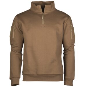 DARK COYOTE TACTICAL SWEATSHIRT WITH ZIPPER 11472519 picture#1