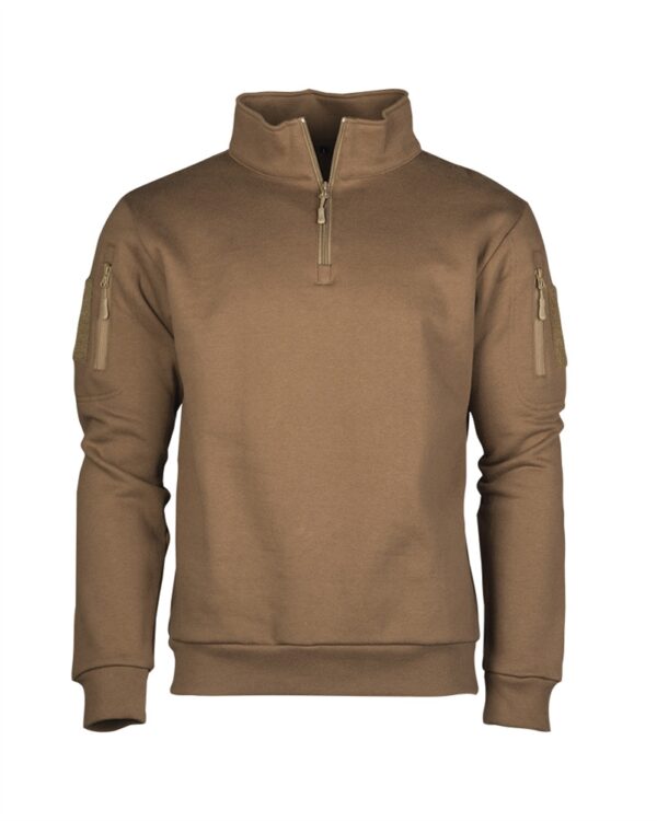 DARK COYOTE TACTICAL SWEATSHIRT WITH ZIPPER 11472519 picture#1