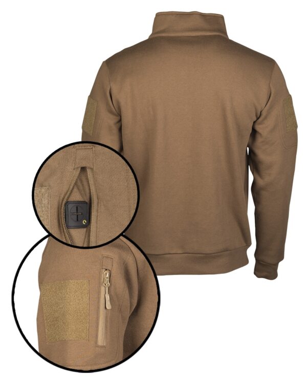 DARK COYOTE TACTICAL SWEATSHIRT WITH ZIPPER 11472519 picture#2