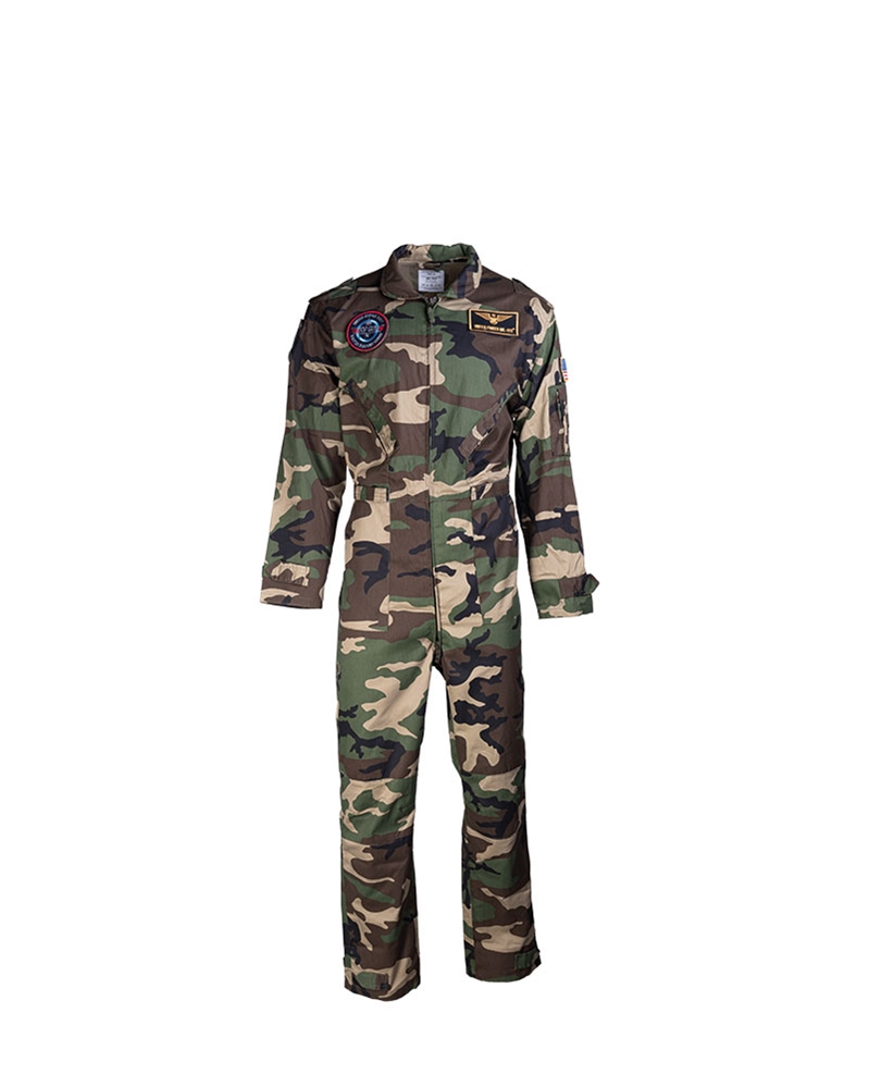 US WOODLAND FLIGHT COVERALL KIDS WITH PATCHES 12033020 picture#1 US WOODLAND FLIGHT COVERALL KIDS WITH PATCHES 12033020 picture#1