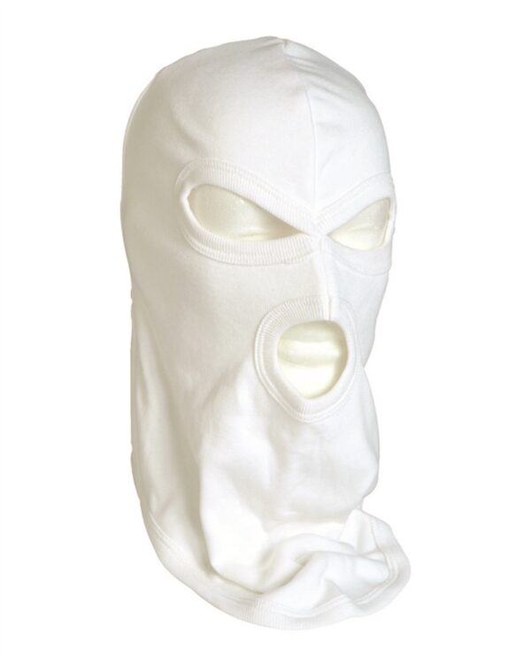 WHITE 3-HOLE COTTON BALACLAVA 12109007 picture#0