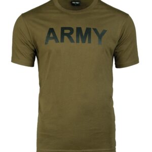 OD T-SHIRT WITH PRINT ′ARMY′ 11063001 picture#1
