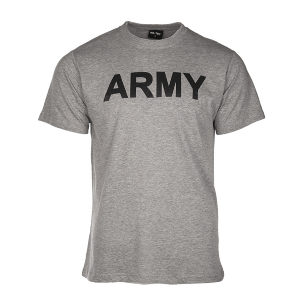 T-SHIRT ′ARMY′ GREY 11063008 picture#0