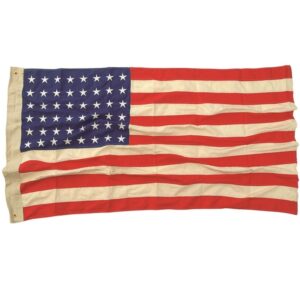Флаг США винтажный, сшитый, хлопковый 48 звёзд 90Х150СМ 16798010 picture#0