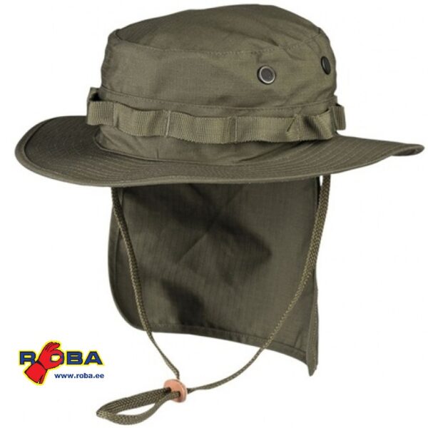 BRITISH OD R/S BOONIE WITH NECK FLAP 12326101 picture#2