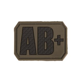 3D patch blood type AB positive (olive) 16831501 picture#0