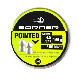 Пули Borner "Pointed" 0.60гр. 4.5мм (500шт) 00184651 picture#0